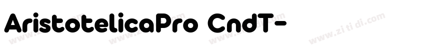 AristotelicaPro CndT字体转换